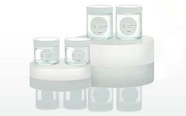 jars containing skin care ingredients