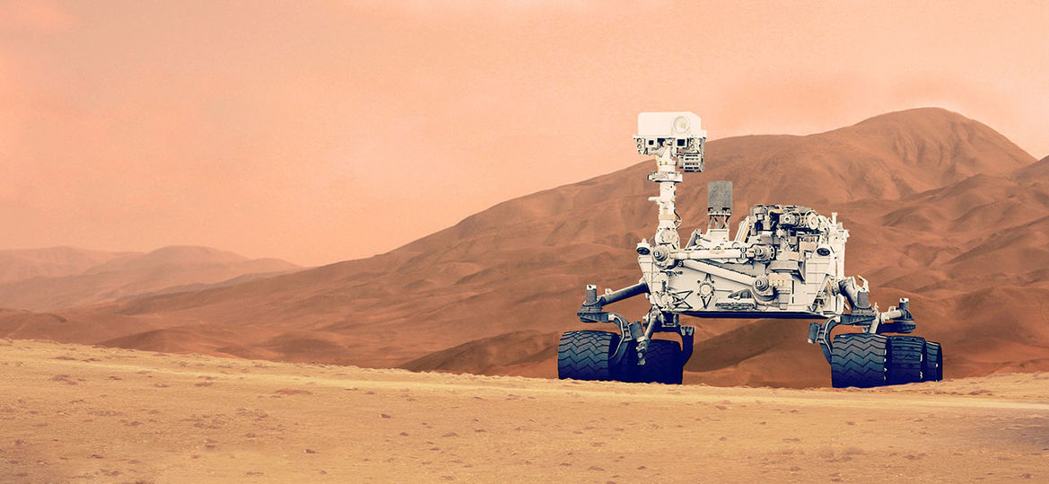 Curiosity Mars rover incorporating silicone protective materials